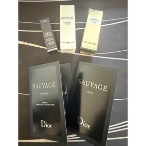 New Dior Sample Lot - Sauvage x2, Prestige, Gloss, Cleanser